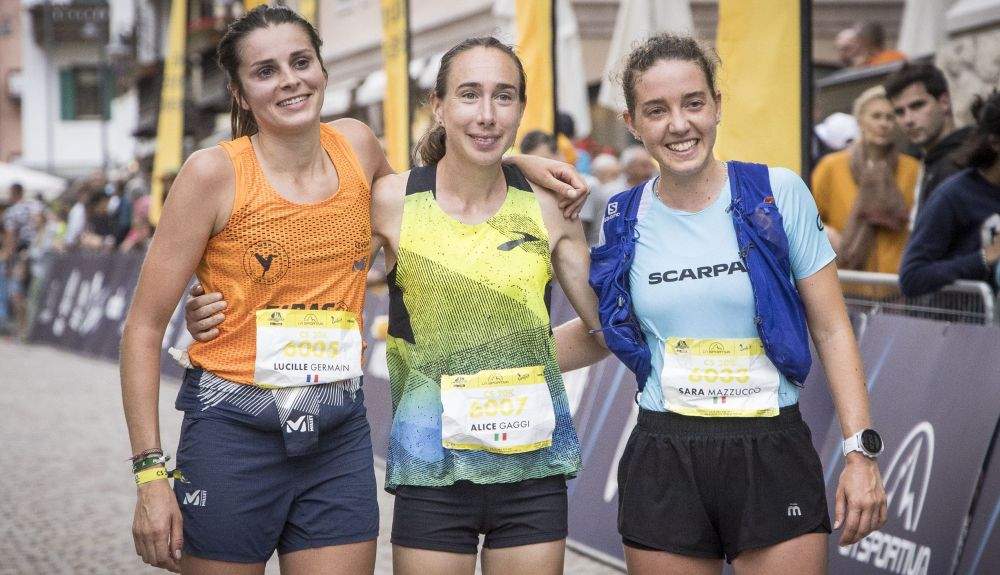 Podio femenino Cortina Skyrace 2022 ©La Sportiva Lavaredo Ultra Trail by UTMB®