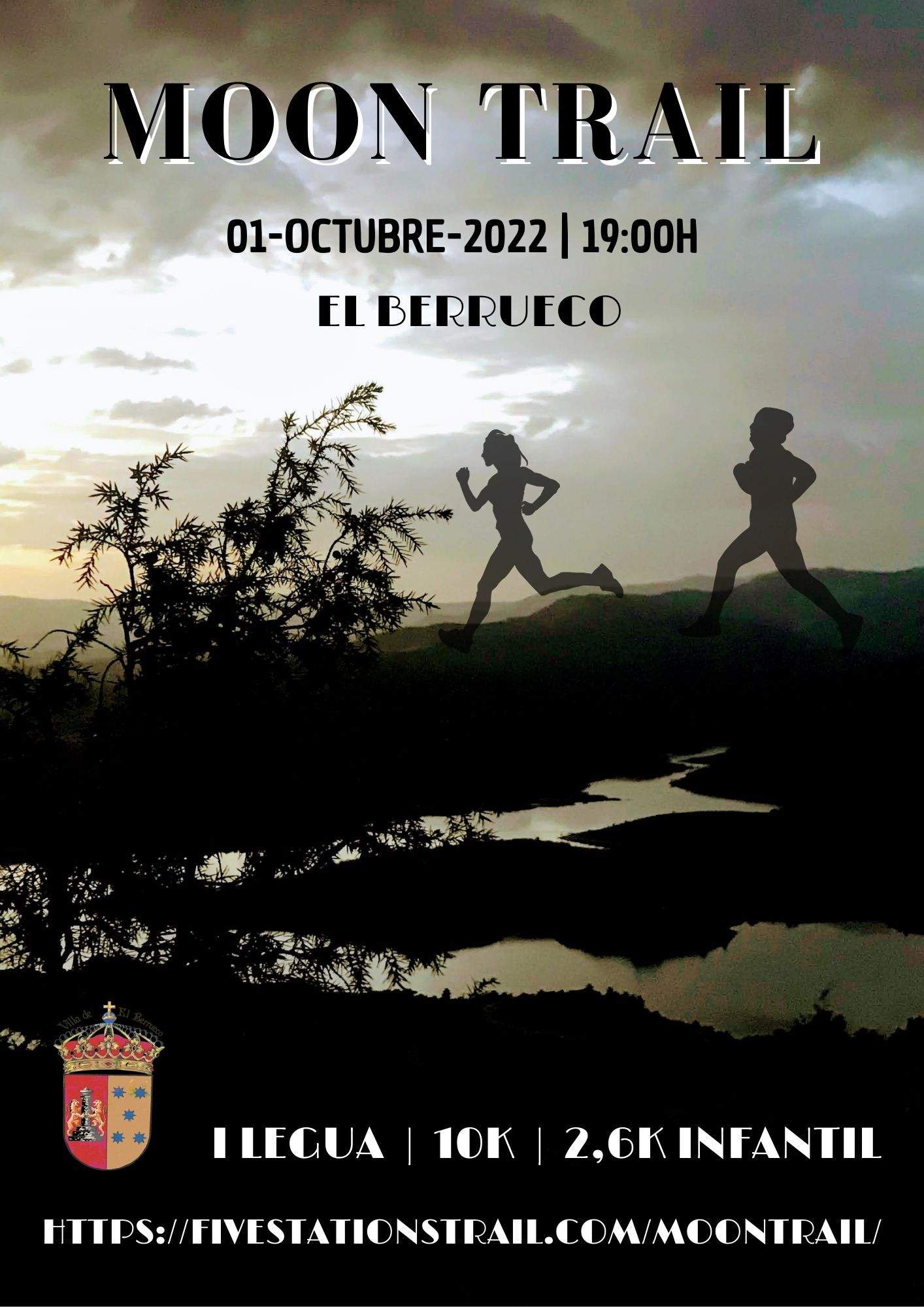 Cartel de la carrera Moon Trail
