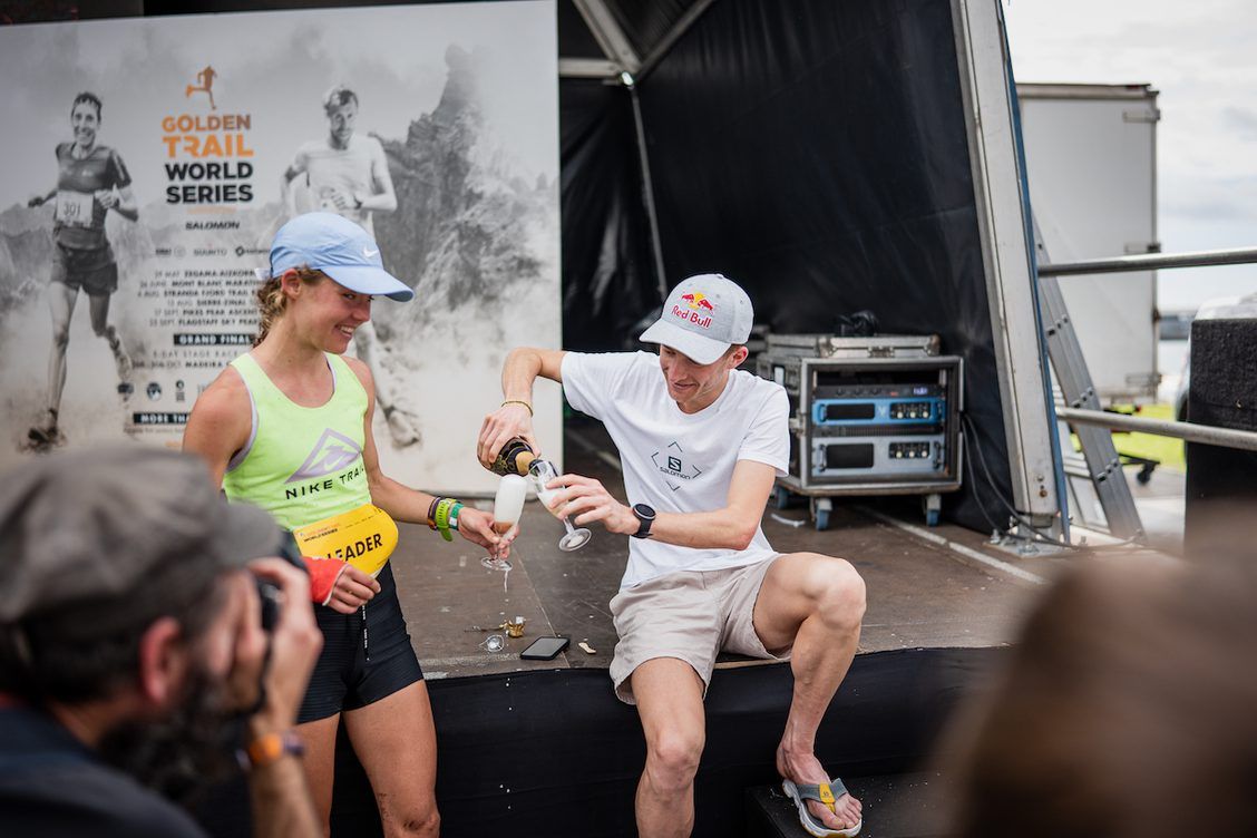 Remi Bonet y Nienke celebrando su victoria ©️GTWS Remi Bonet y Nienke celebrando su victoria ©️GTWS