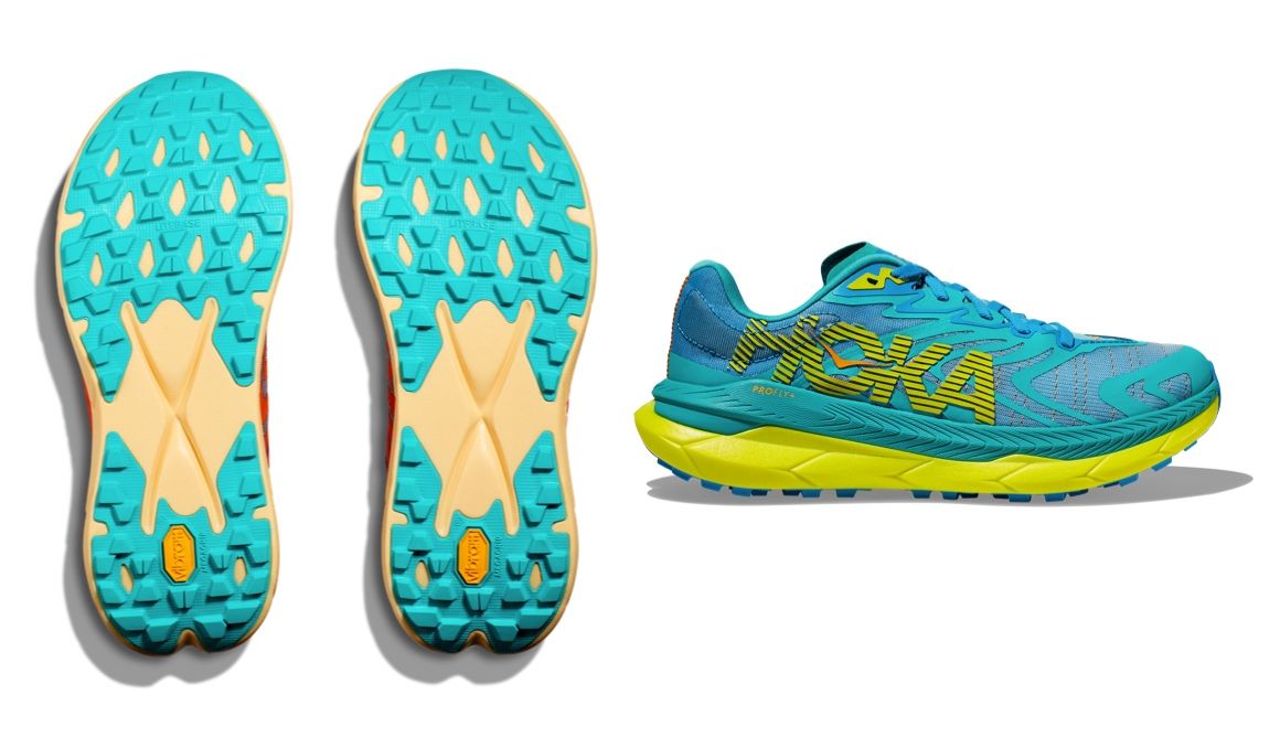 Detalle de la suela y el perfil de las HOKA Tecton X 2.