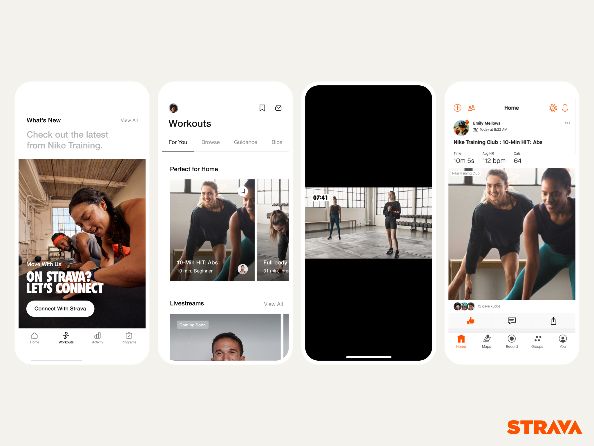 Strava lanza la integración de Nike Run Club y Nike Training Club