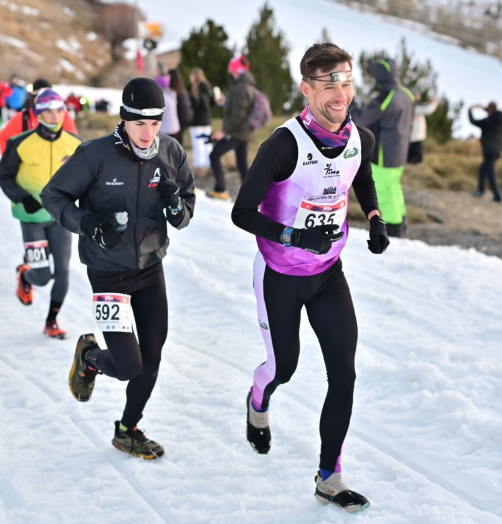 Diego Díaz, en cabeza de carrera. © Niccolo Guasti