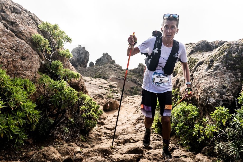 Courtney Dauwalter en Transgrancanaria 2023. ©Ian Corless Courtney Dauwalter en Transgrancanaria 2023. ©Ian Corless