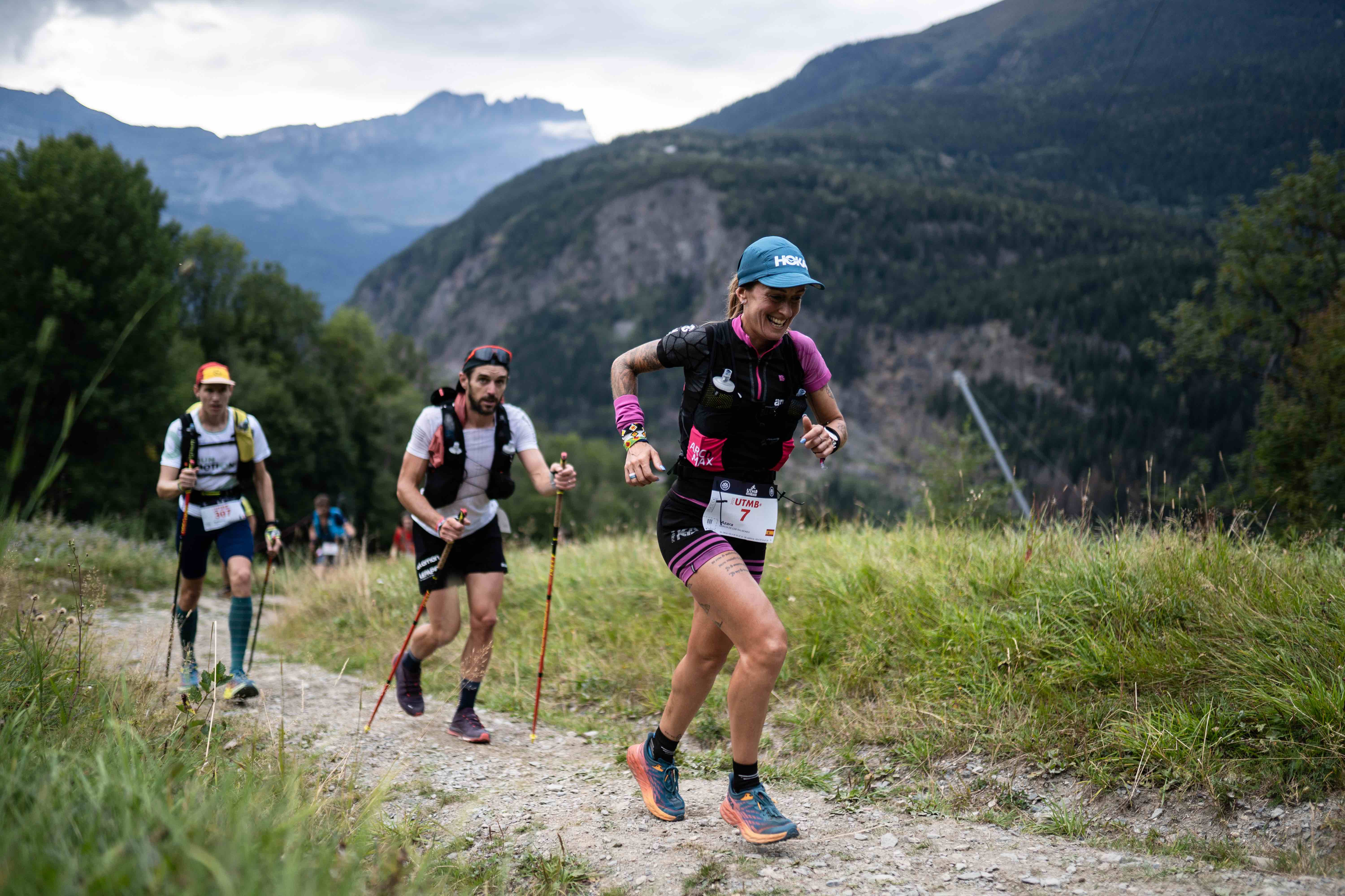 Azara García de los Salmones UTMB 2022 ©@josemiguelmunoze