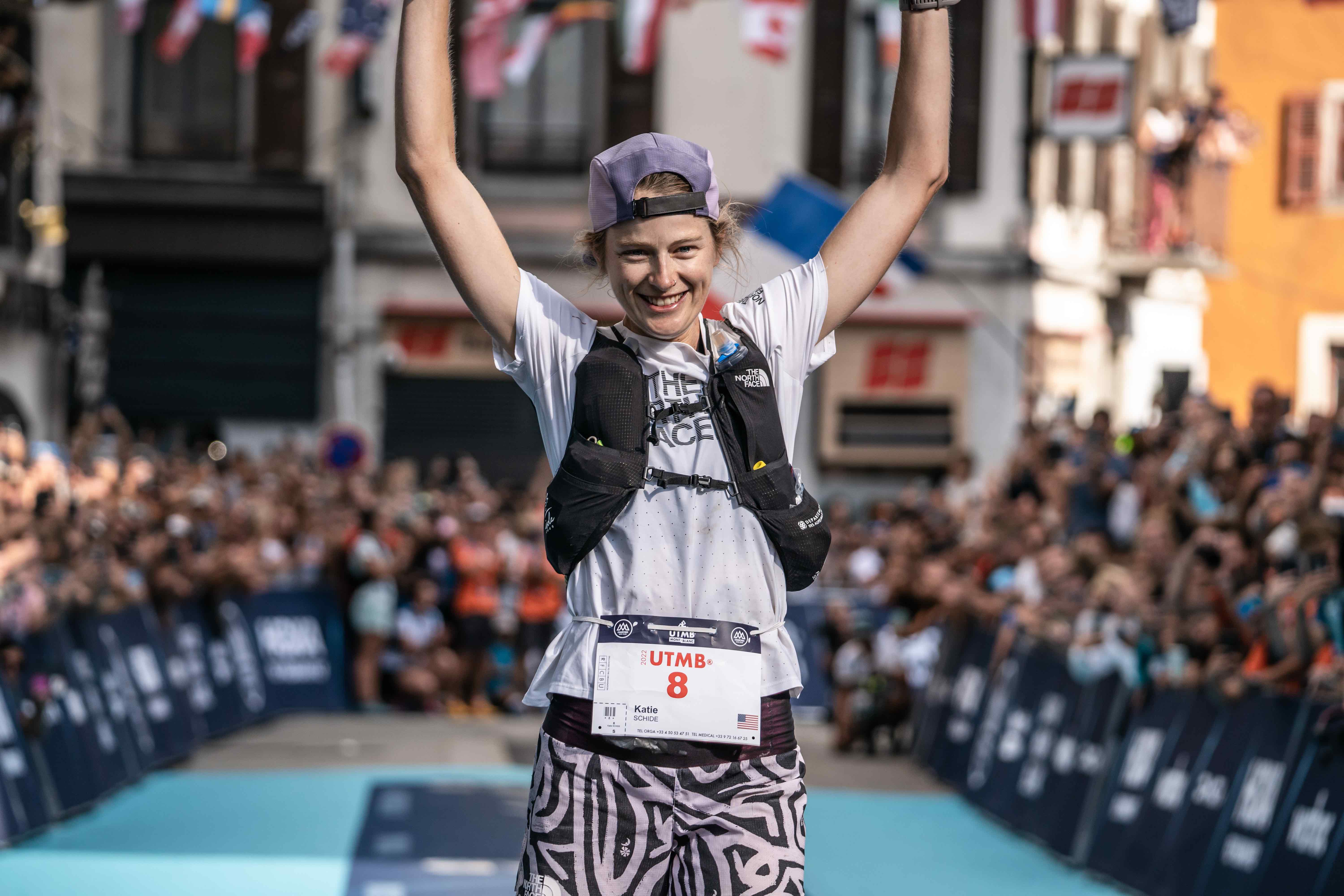 Katie Schide, ganadora UTMB 2022 ©@josemiguelmunoze Katie Schide, ganadora UTMB 2022 ©@josemiguelmunoze