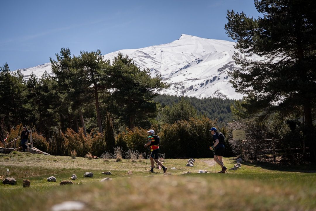 Corredores en el transcurso de la carrera de Unicaja Ultra Sierra Nevada 2025 Corredores en el transcurso de la carrera de Unicaja Ultra Sierra Nevada 2025