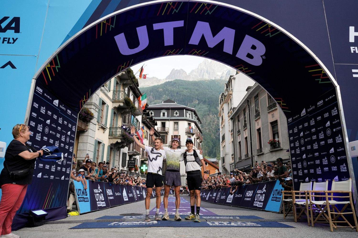 Podio masculino de la TDS ©UTMB