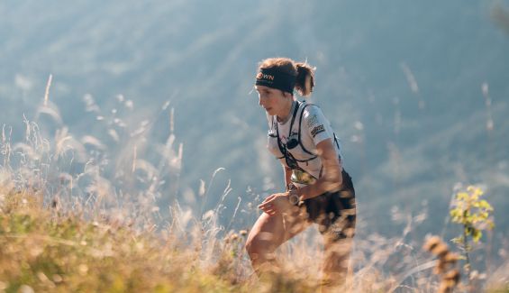 Naiara Irigoyen en un moemtno de la carrera ©SWS