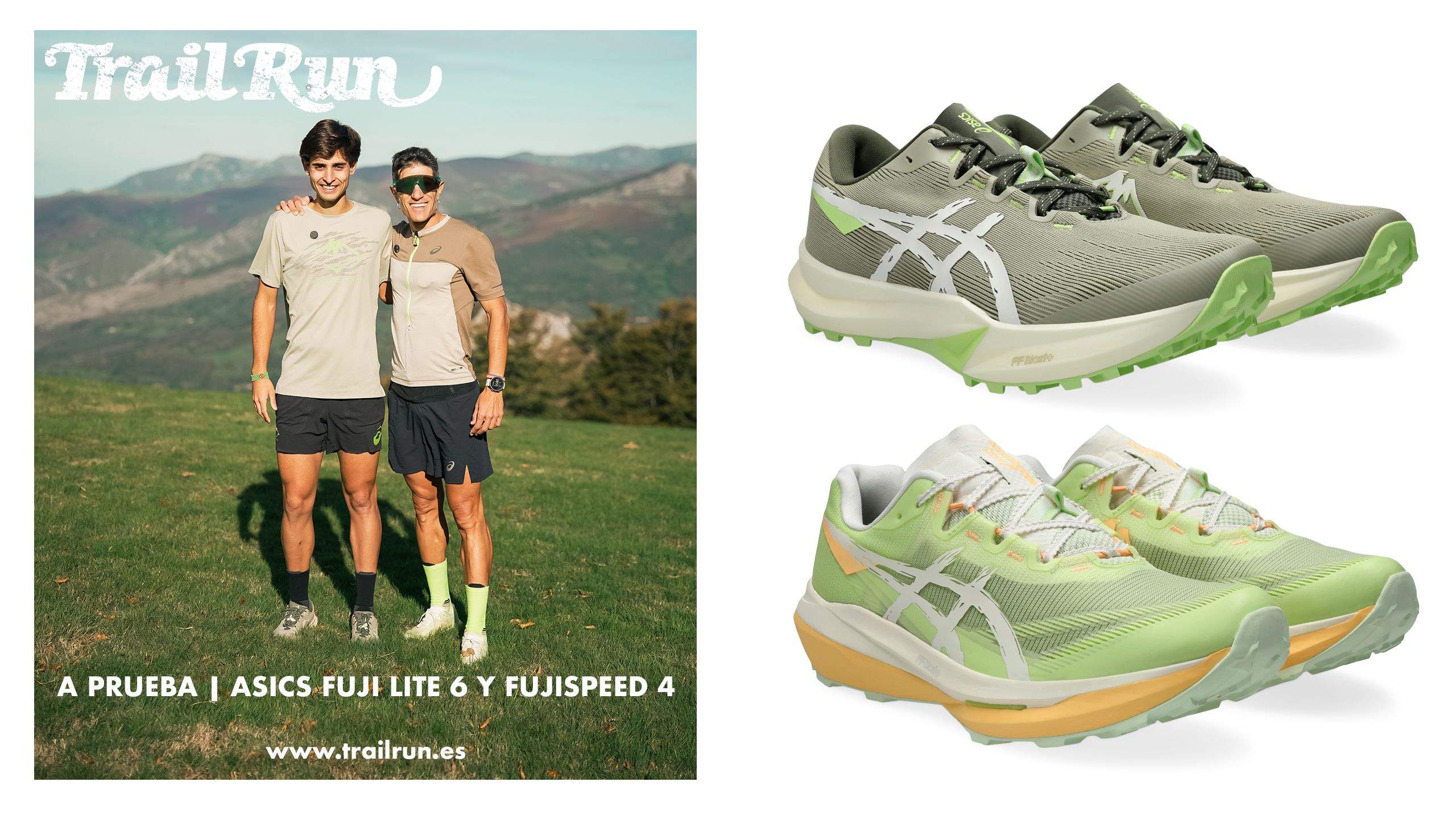 A PRUEBA - ASICS FUJI LITE 6 y FUJISPEED 4 |