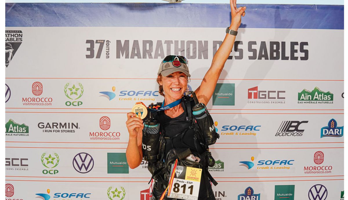 Paula Fernández Ochoa, finisher Marathon des Sables