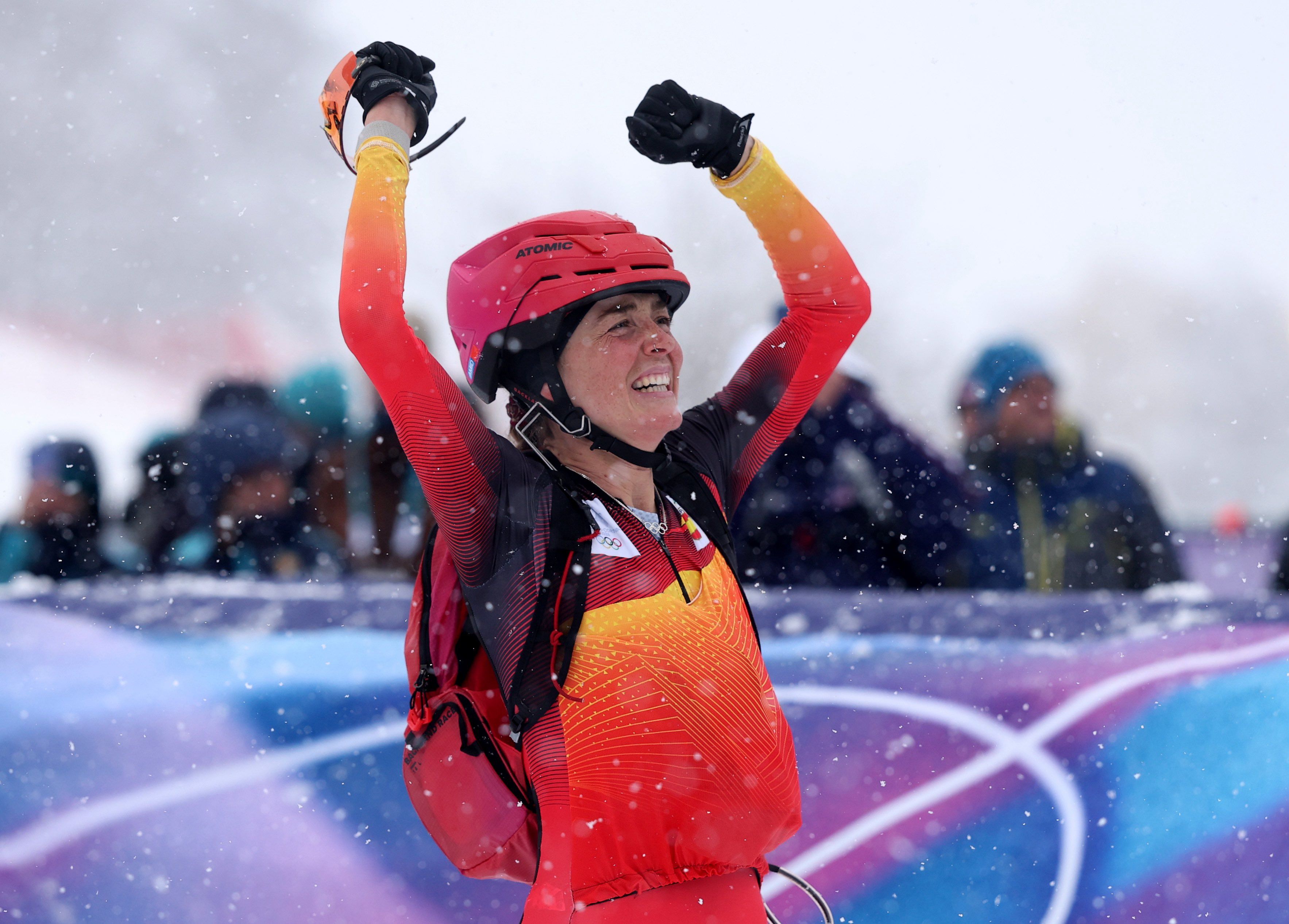 Bronce histórico de Anita Alonso en el debut del esquí de montaña en unos Juegos Olímpicos. Foto: COE