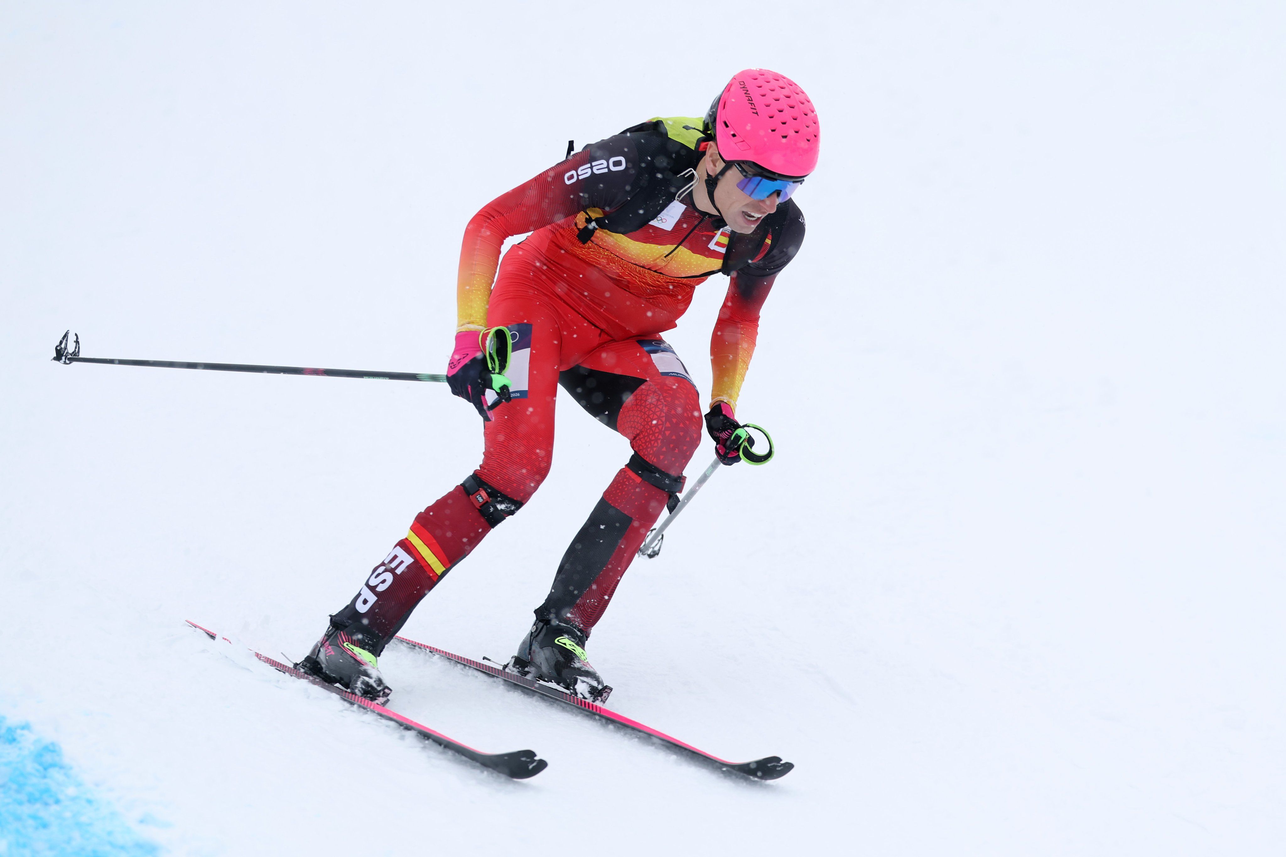 Oriol Cardona se proclama campeón olímpico en la prueba esprint de esquí de montaña de los JJOO 2026. Foto 