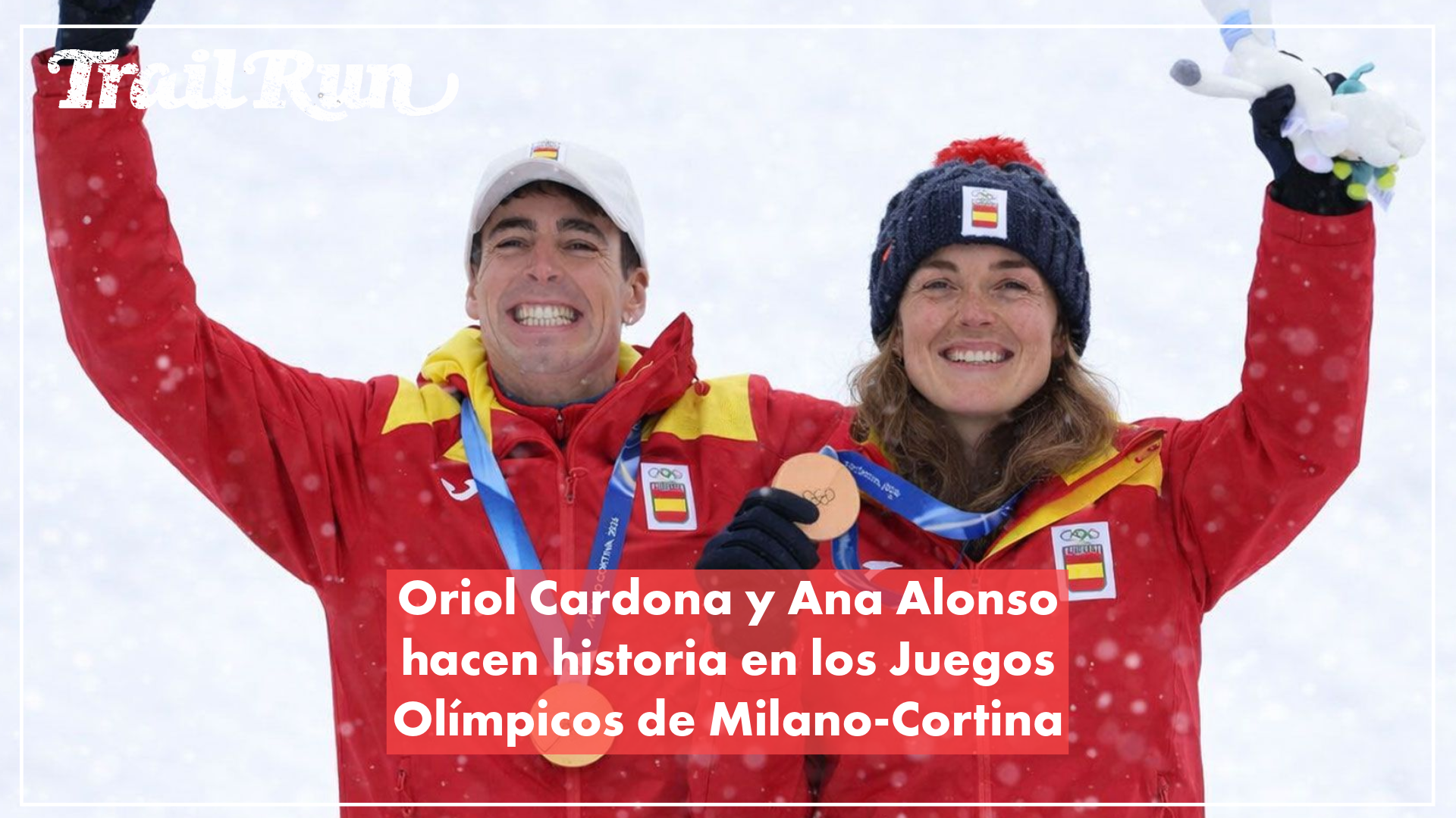 Oriol Cardona y Ana Alonso hacen historia en las Olimpiadas de Cortina. Fotos COE Oriol Cardona y Ana Alonso hacen historia en las Olimpiadas de Cortina. Fotos COE