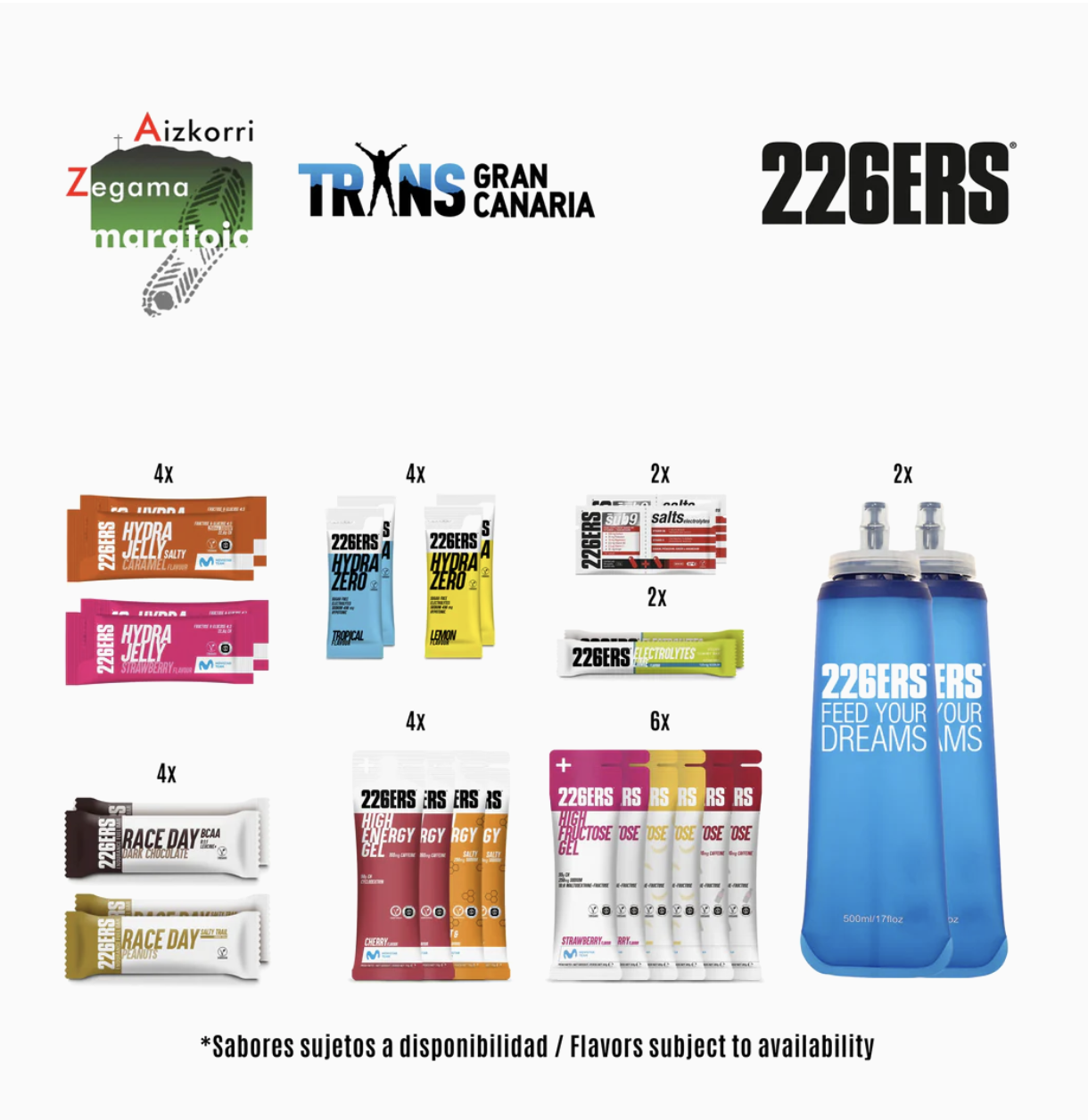 Pack TRAIL especial para TransGranCanaria y Zegama Maratoia Aizkorri Pack TRAIL especial para TransGranCanaria y Zegama Maratoia Aizkorri