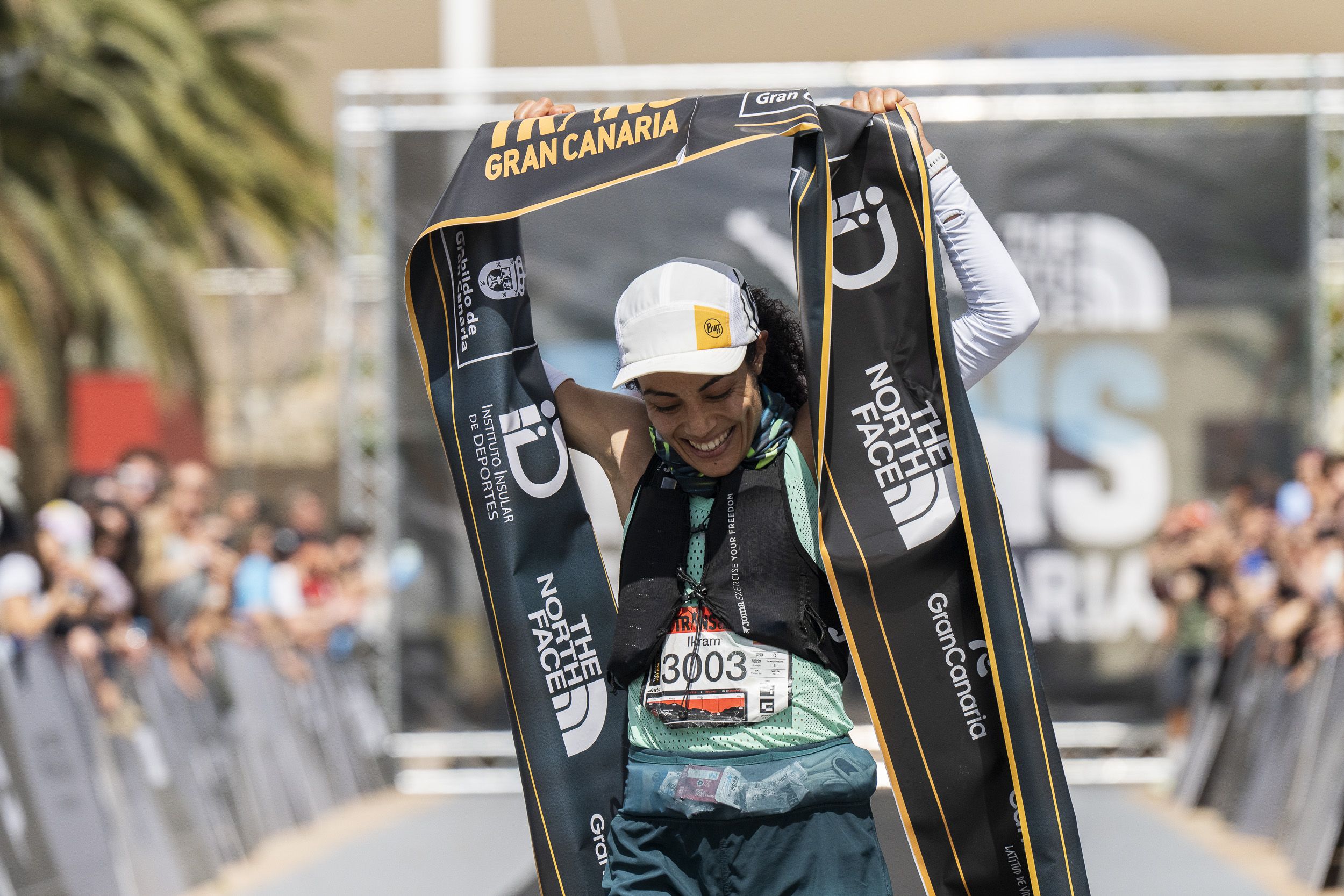 Ikram Rharsalla ganadora de Transgrancanaria Marathon 46K 2026 ©David Delfour 