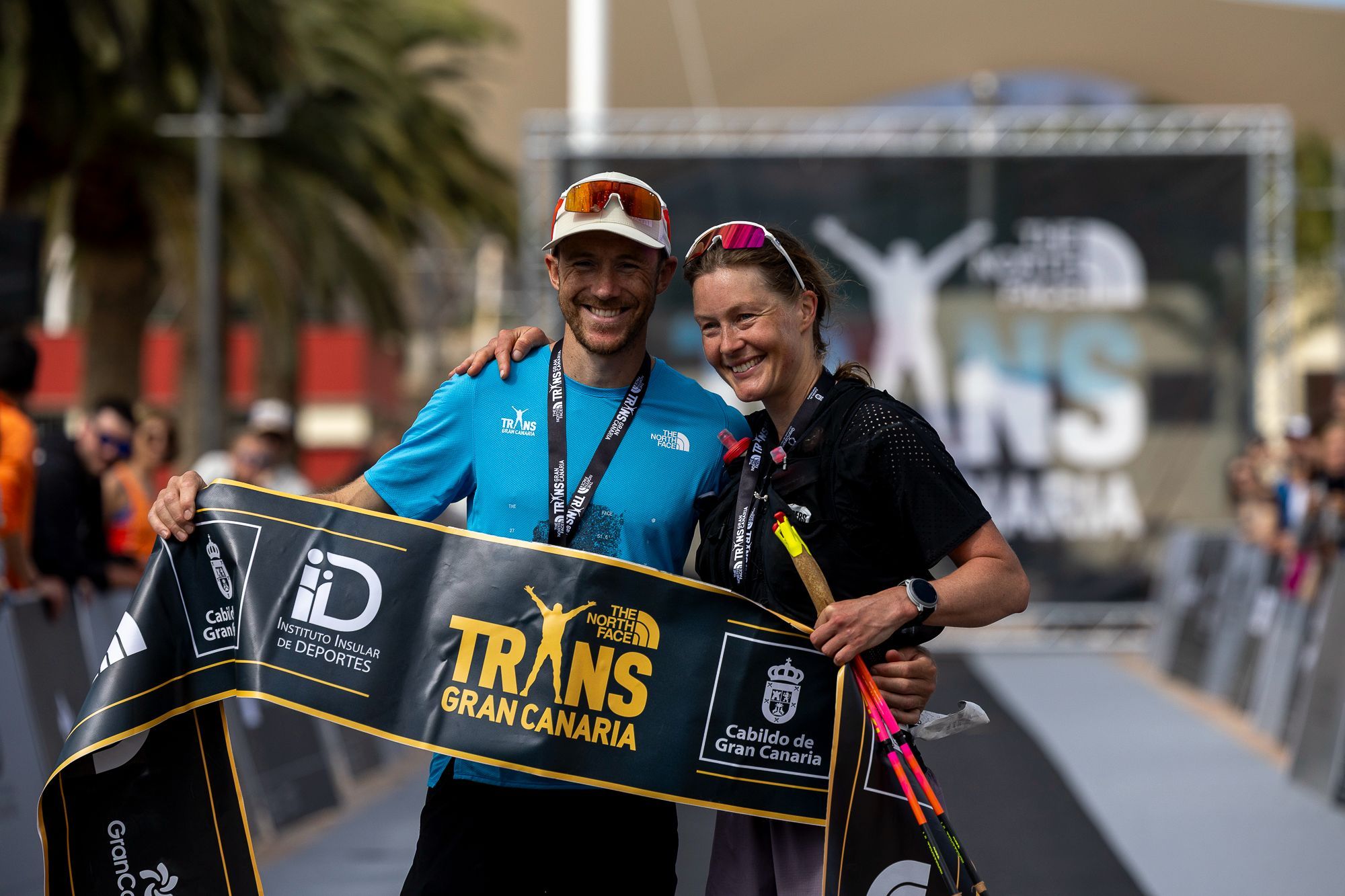 Jonathan y Henriette Albon, ganadores de la Classic The North Face Transgrancanaria 2026 ©️Carlos Díaz Recio