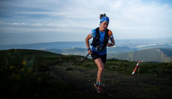 Ultra Maji Mujika durante el recorrido ©️Diego de La Iglesia