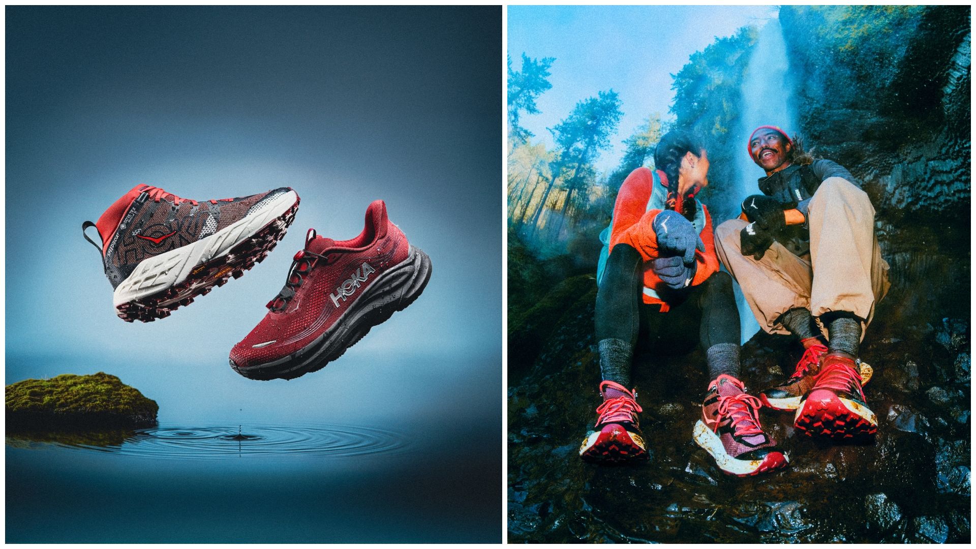 Las dos opciones de Hoka en asfalto y Trail con Gore Tex para este otoño invierno