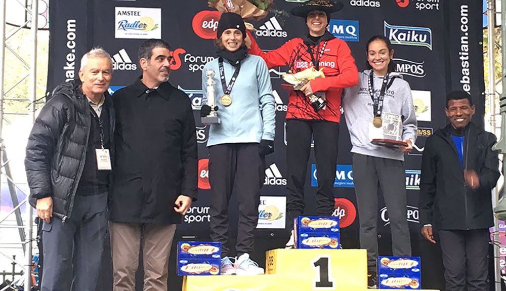 Gisela Carrión se sube al podio de la Behobia-San Sebastián Gisela Carrión se sube al podio de la Behobia-San Sebastián