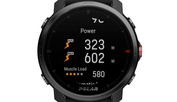 Polar Grit X front black Running power