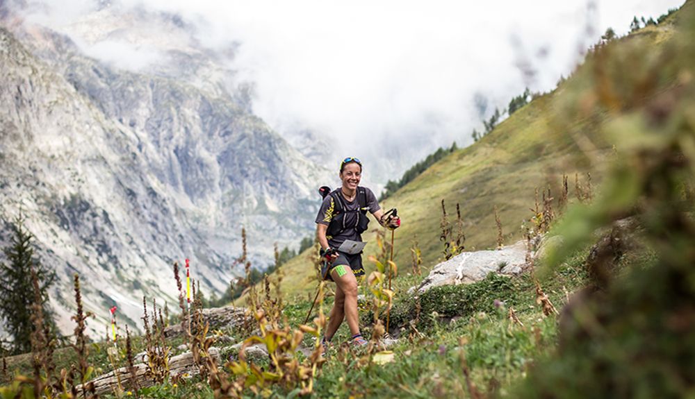 Laia Díez: “Hay que mantenerse activos y en forma, pero también es importante el descanso”. Fotografía José Miguel Muñoz UTMB 2018