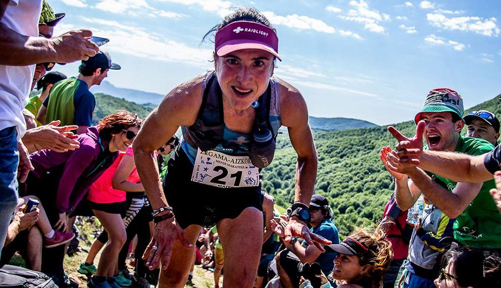 Maite Maiora, por encima de los uniformes están los corazones. JCD Fotografía. Zegama 2019