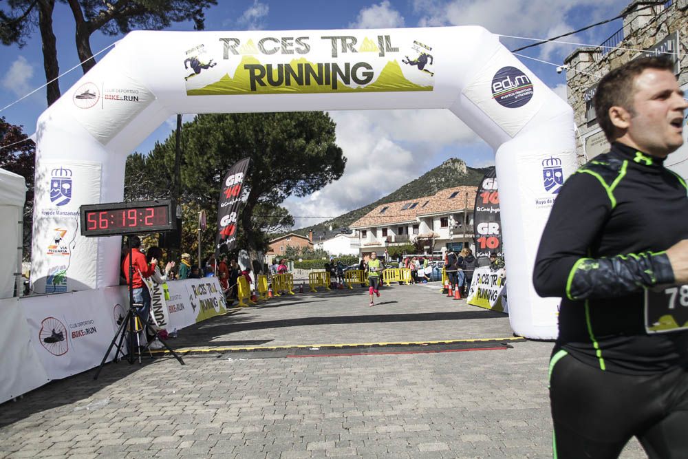 Races Trail Runing Hoyo de Manzanares 2016-2