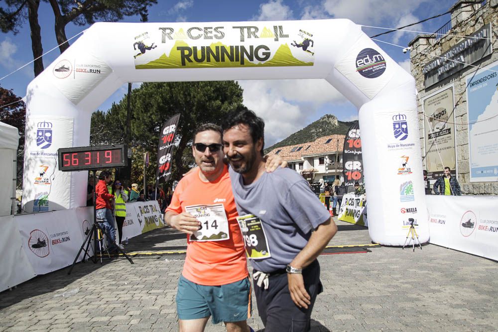 Races Trail Runing Hoyo de Manzanares 2016-2
