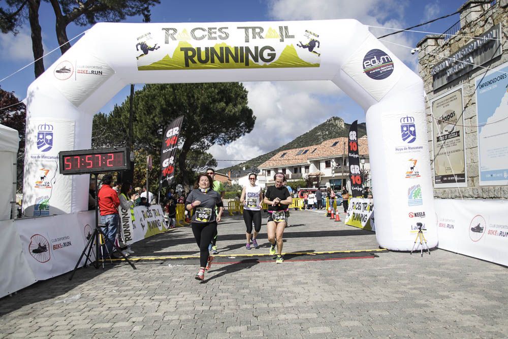 Races Trail Runing Hoyo de Manzanares 2016-2