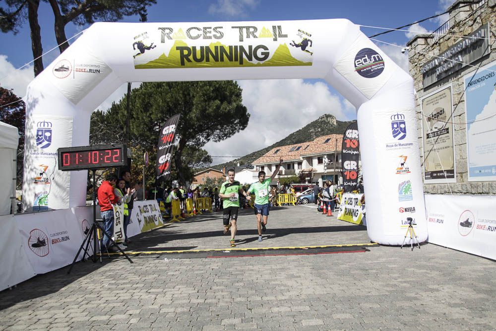 Races Trail Runing Hoyo de Manzanares 2016-2