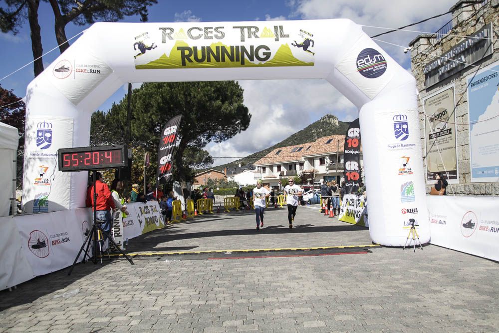 Races Trail Runing Hoyo de Manzanares 2016-2