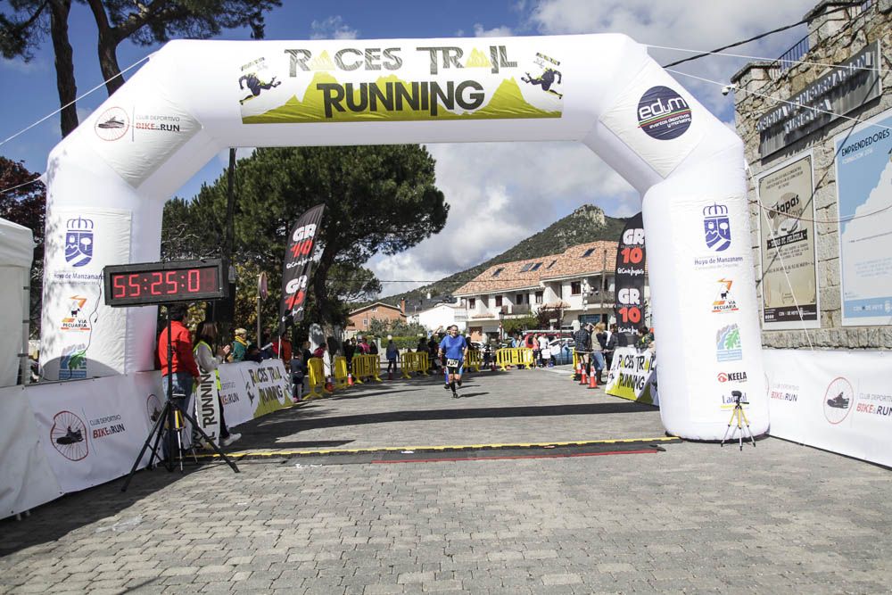 Races Trail Runing Hoyo de Manzanares 2016-2