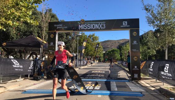 Ainhoa Sanz, vencedora del Trail Cap de Creus