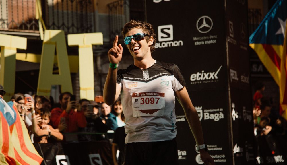 Jan Margarit ganando el año pasado la Sky Pirineu. // Crédito: Ariño Visuals