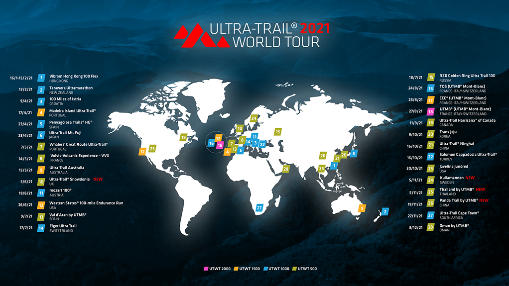 Ultra-Trail® World Tour lanza su calendario 2021 Ultra-Trail® World Tour lanza su calendario 2021