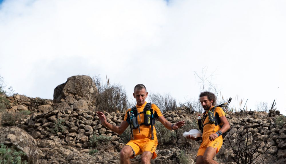 Luca Papi continua su reto de unir las 8 Islas Canarias en 9 días. Janira Ojeda