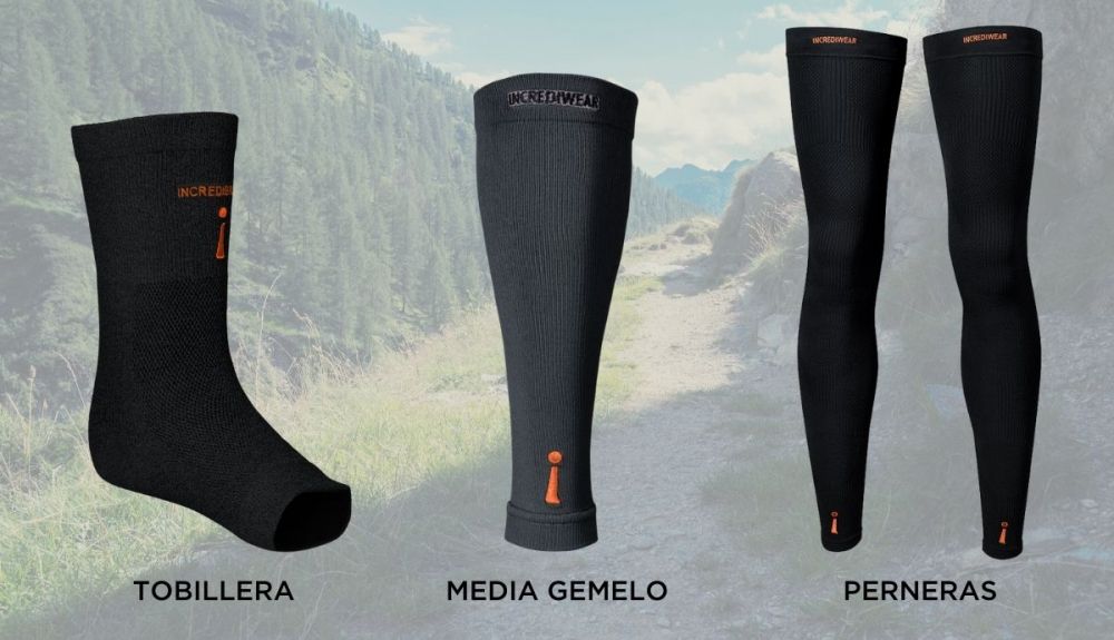 tobillera mediagemelo pernera montaña