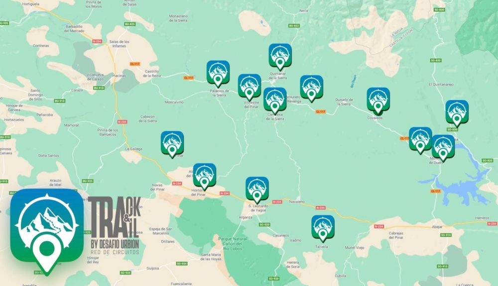 Red de circuitos Track & Trail by Desafío Urbión