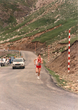 Rafa Garcia, en la edición de 1988, año en que estableció el récord masculino de la prueba.