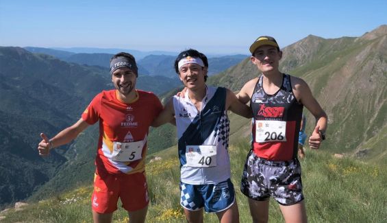 Podio masculino del Campeonato del Mundo de KV