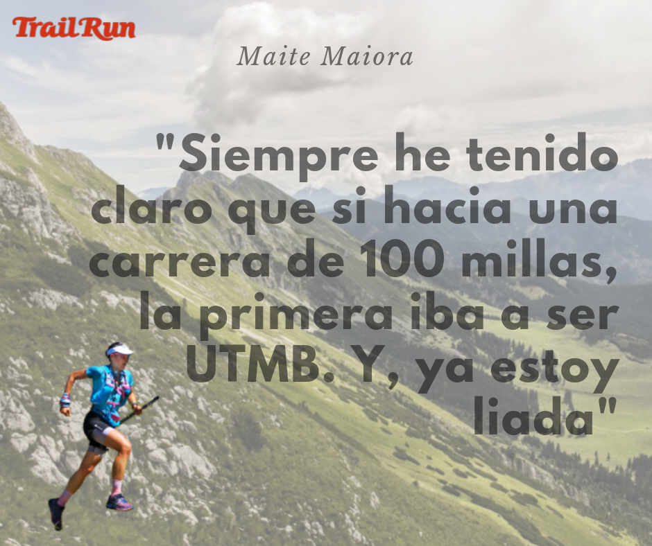 Entrevistamos a Maite Maiora ante su primera UTMB Entrevistamos a Maite Maiora ante su primera UTMB