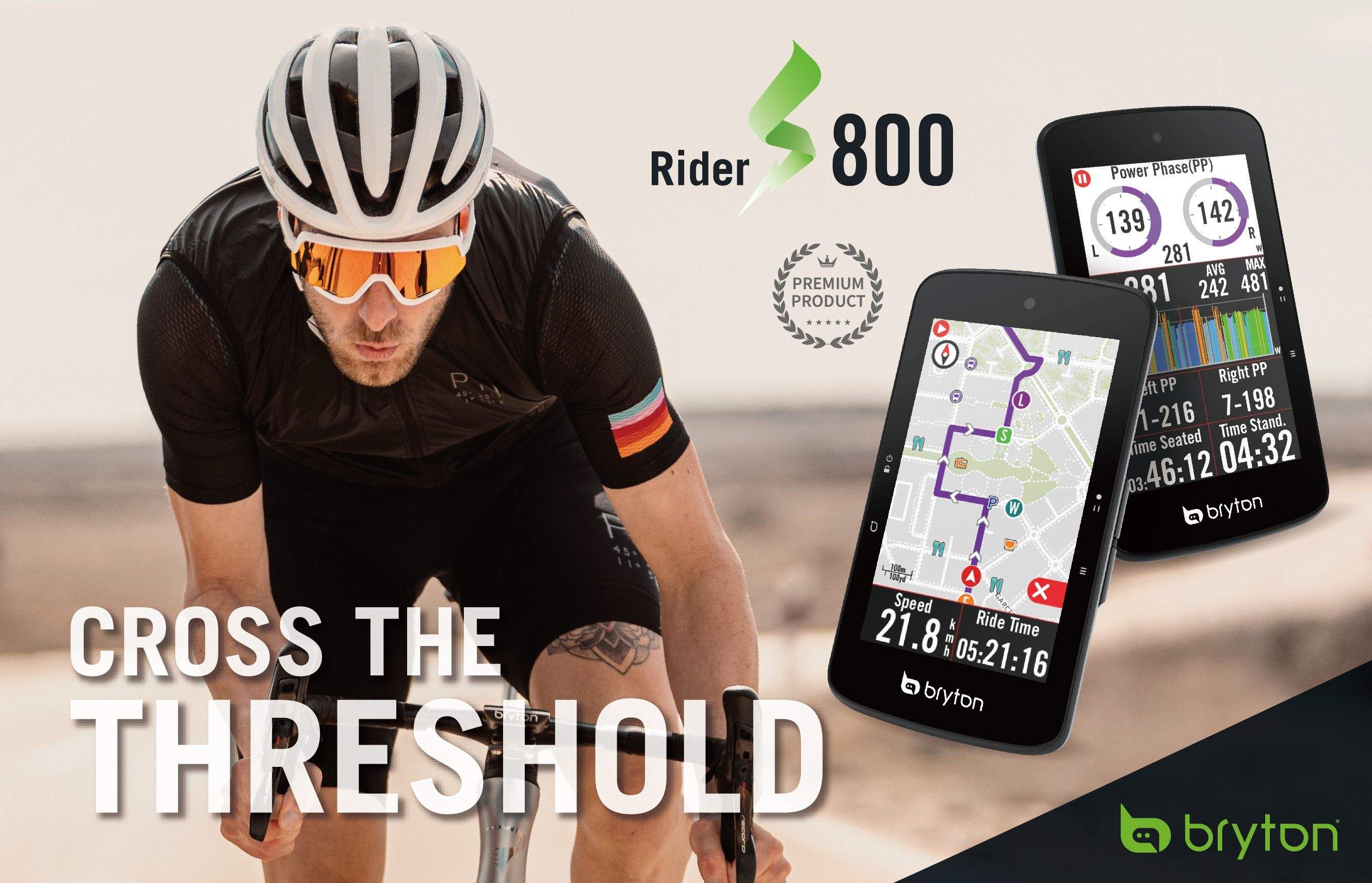 Bryton lanza su modelo estrella Rider S800