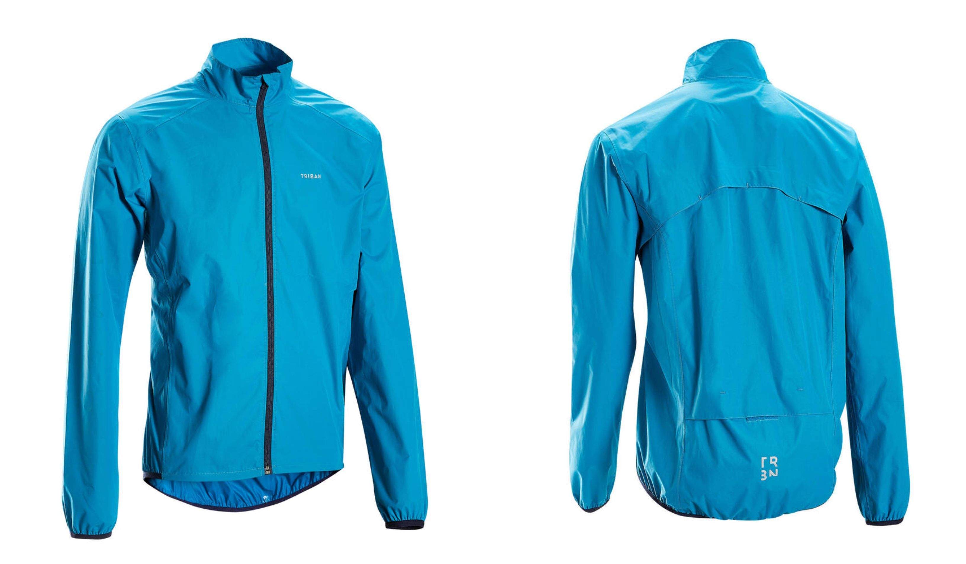 El chubasquero para tus salidas de bidi de 14 euros de Decathlon