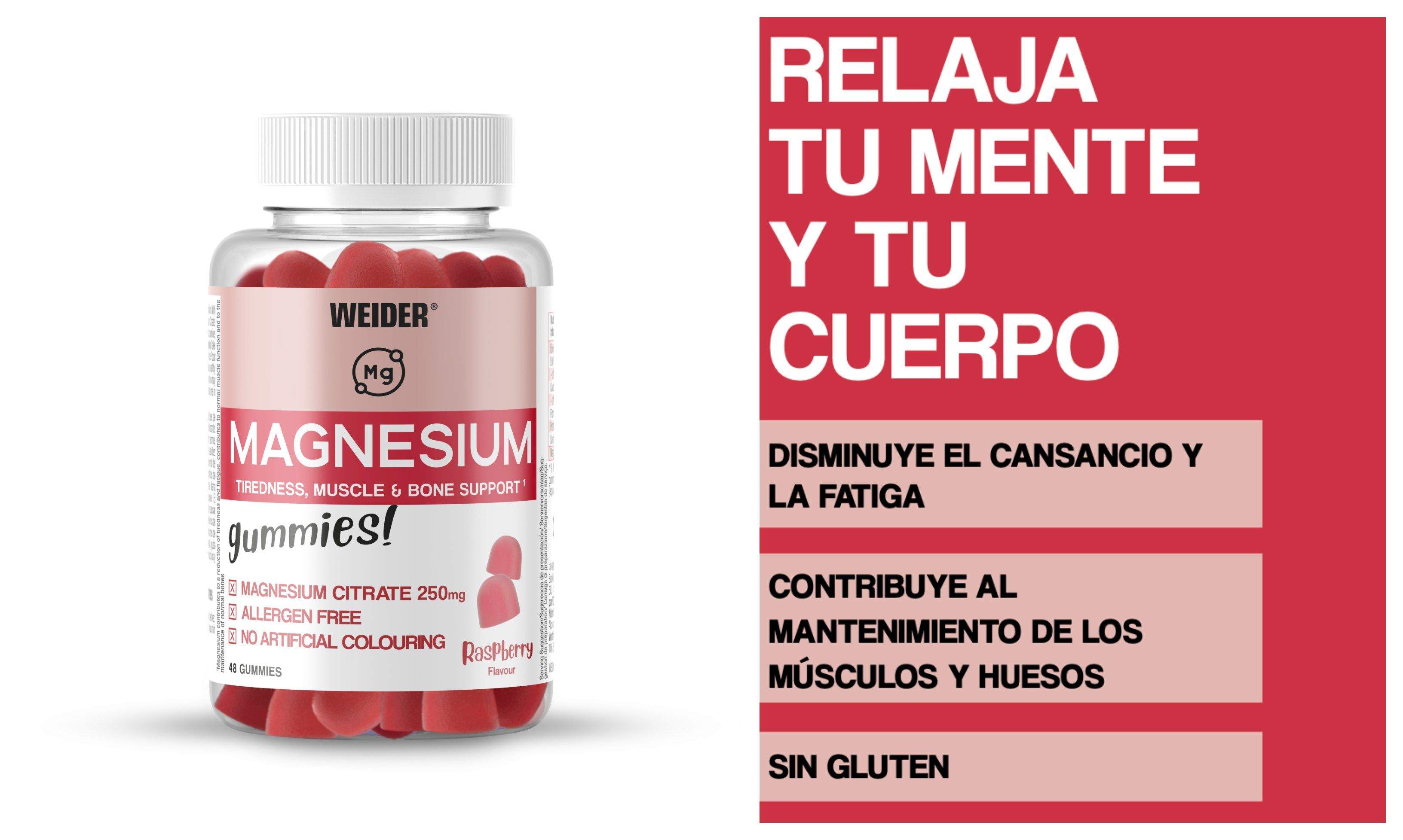 Todo lo que te aporta MAGNESIUM de WEIDER