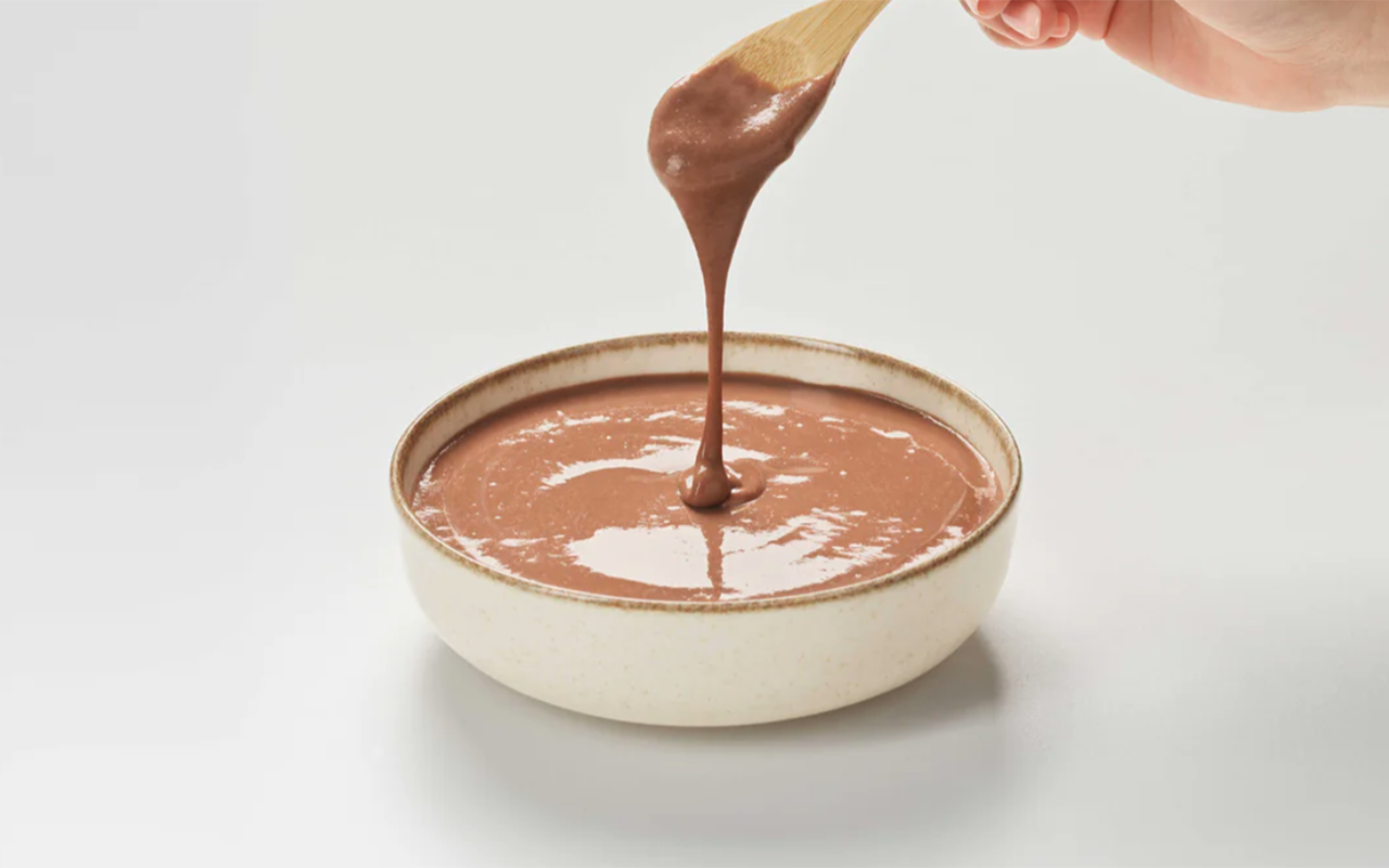 Multiphase protein pudding