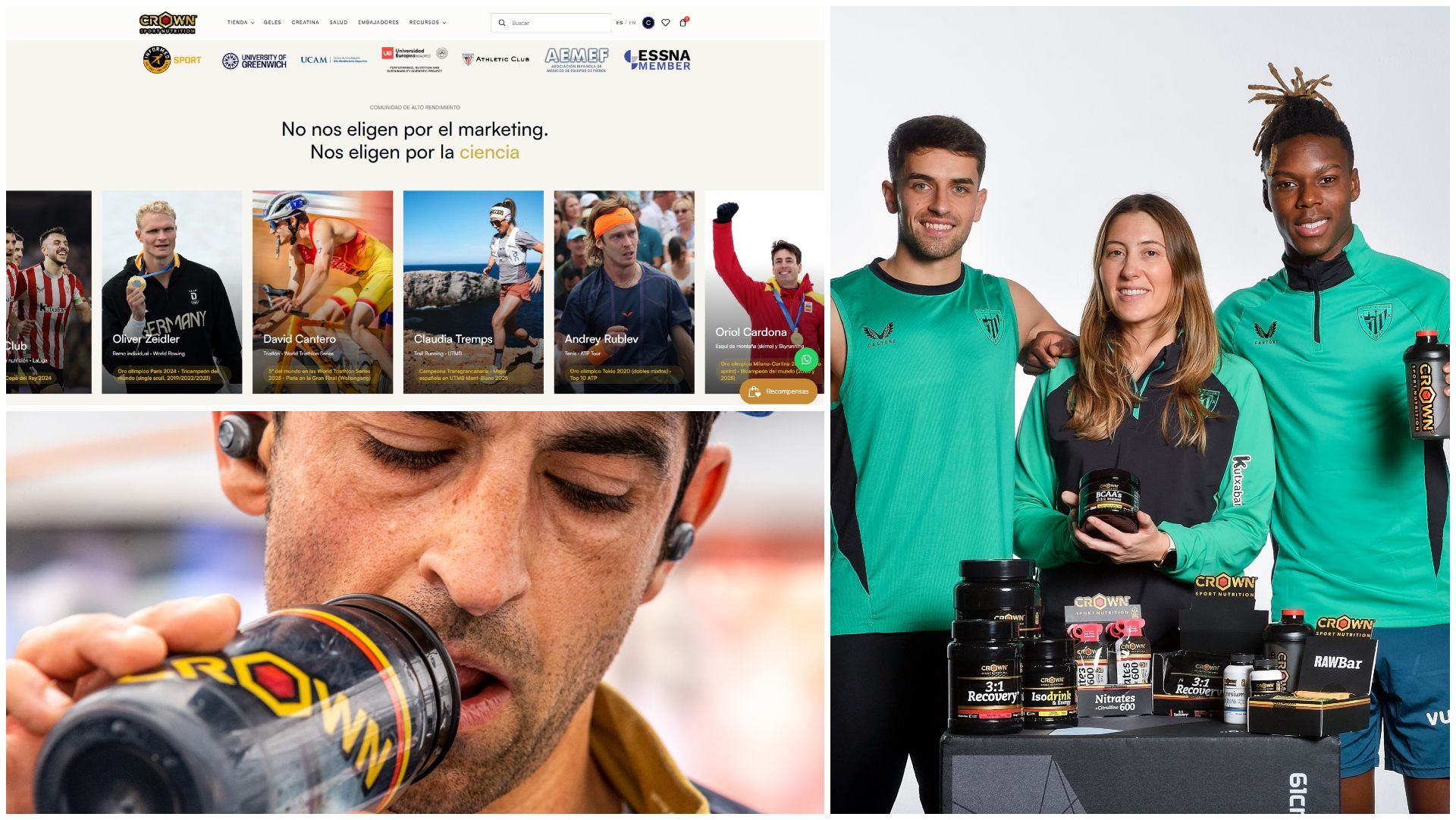 Crown Sport Nutrition renueva su plataforma digital.