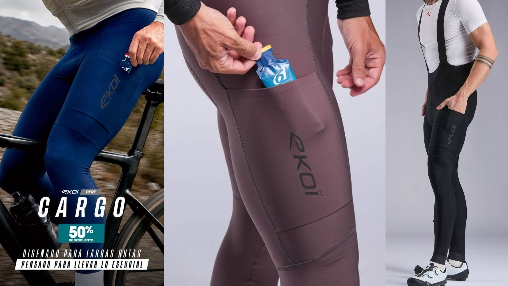 Culote largo hidrófugo EKOI Perf CARGO Culote largo hidrófugo EKOI Perf CARGO