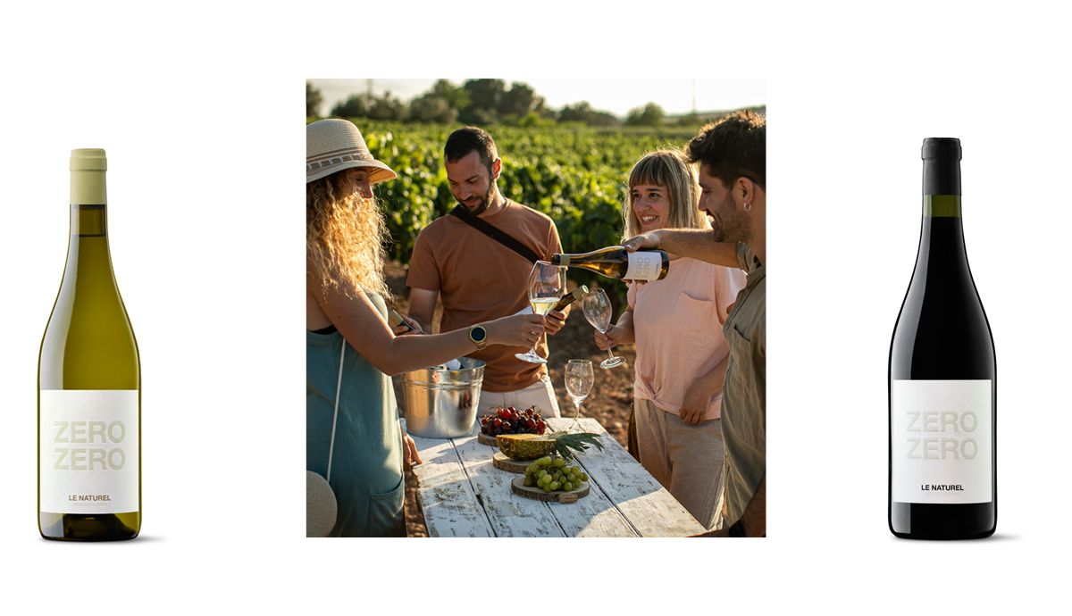 Vino sin alcohol ZERO ZERO Le Nature para deportistas