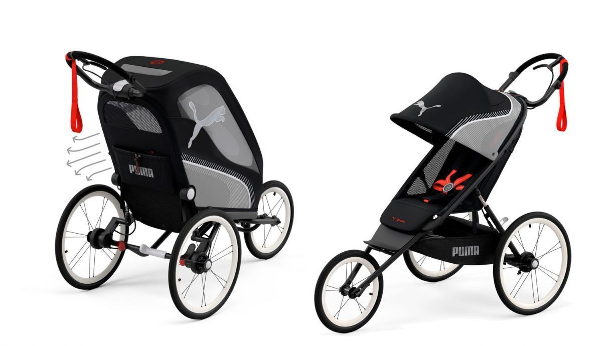 Esta es la versión CYBEX PUMA de los modelos ZENO, izquierda, y AVI, a la derecha