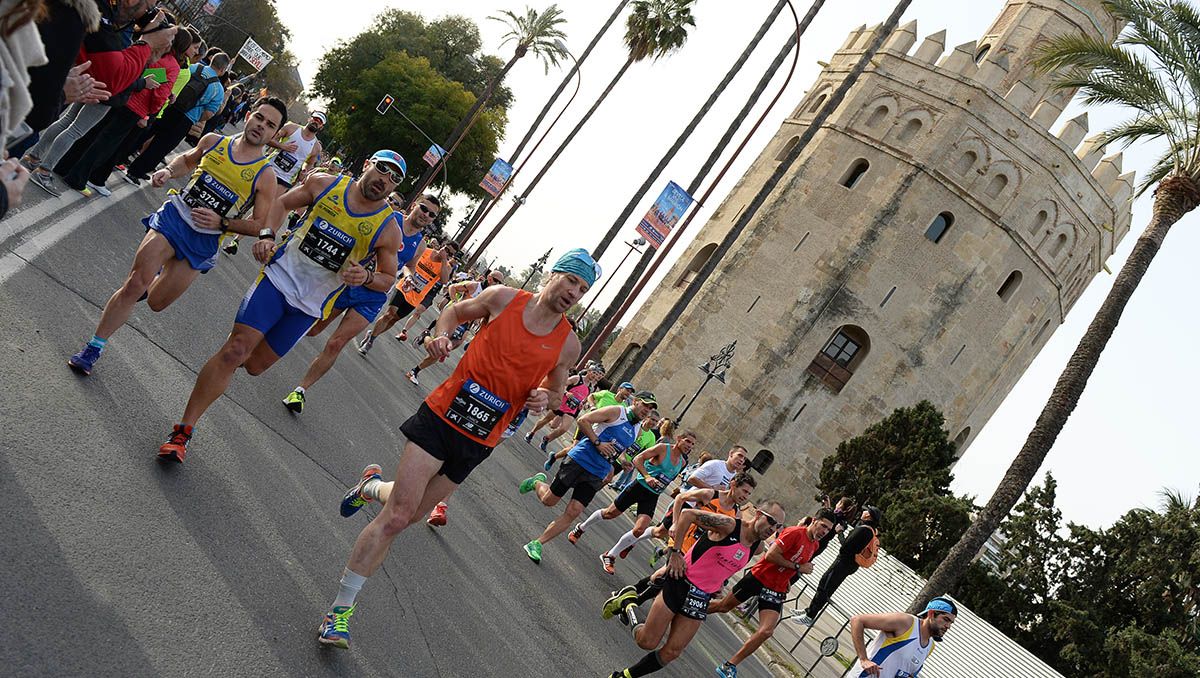Tabla de distancias semanales para acabar una maratón.